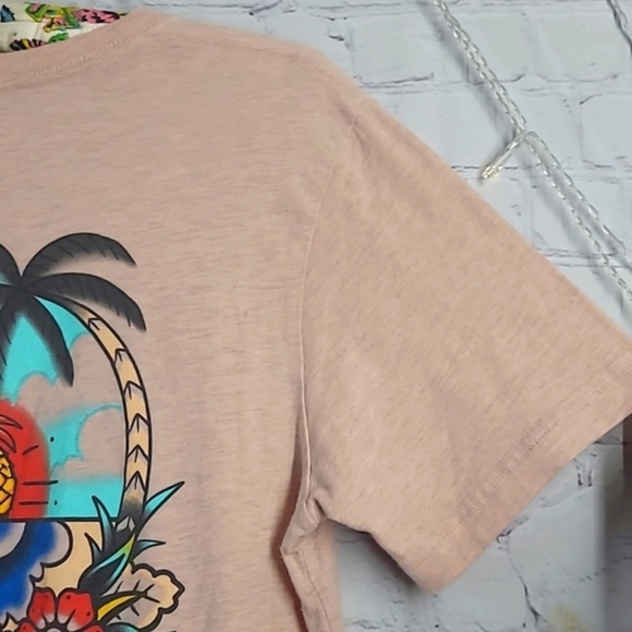 Pineapple Willy's Panama City Beach Florida Traditional Tattoo Print Tee Tshirt - Picture 14 of 15